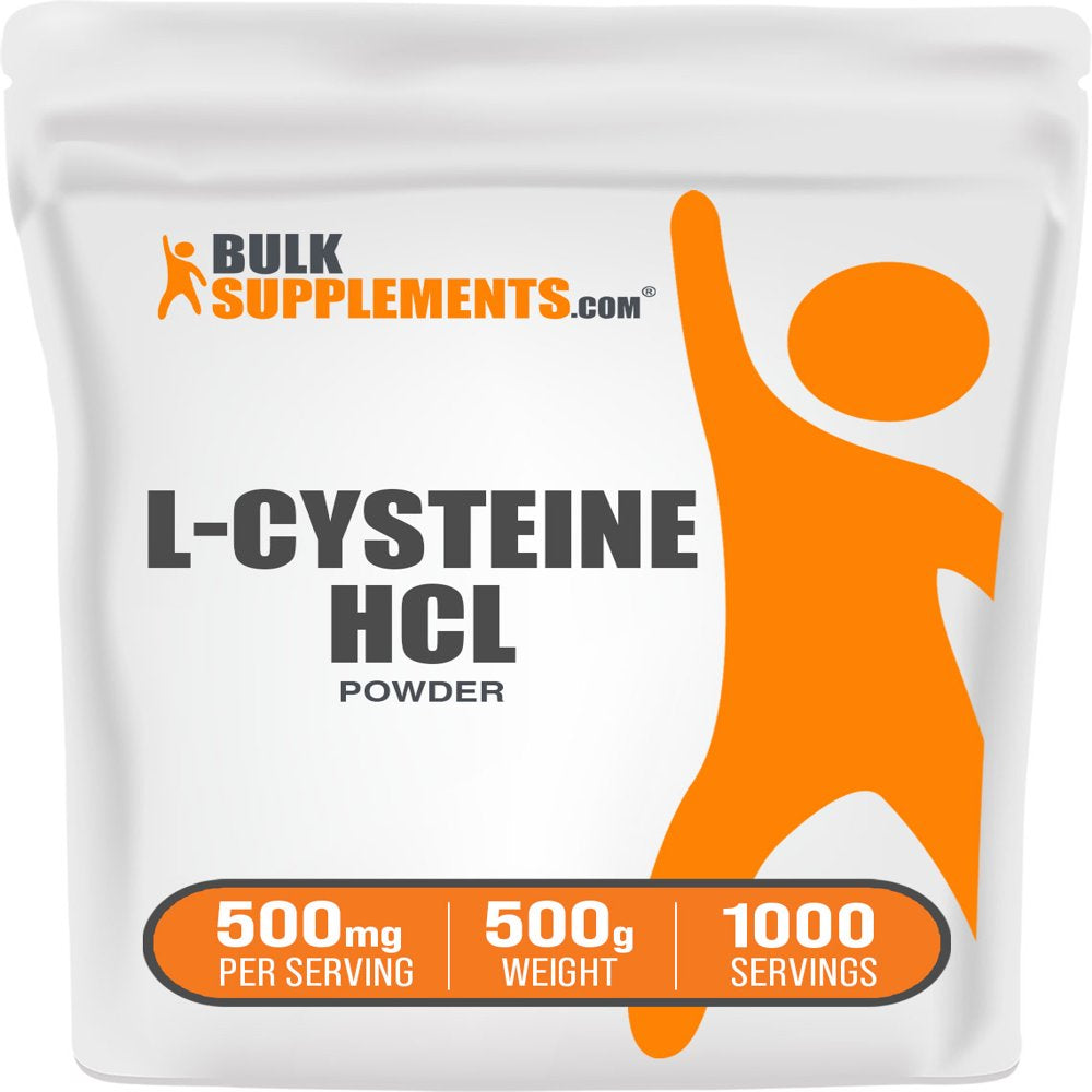 Bulksupplements.Com L-Cysteine Hcl Powder, 500Mg - Lung Support Supplement (500 Grams)