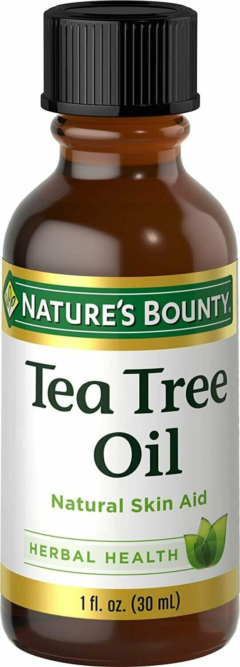 "Nature'S Bounty Tea Tree Pure Oil Natural Skin Aid Herbal Health 1Oz,4-Pack"