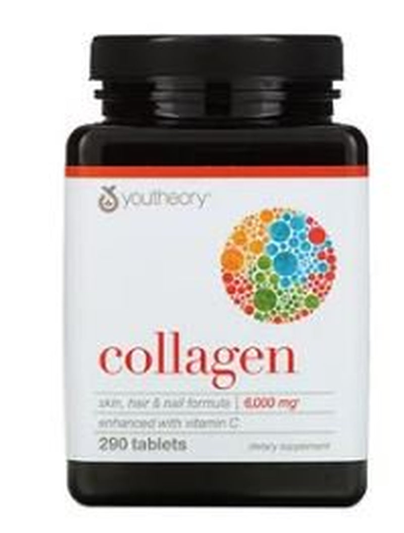 Youtheory, Collagen, 6,000 Mg, 290 Tablets (Pack of 1)
