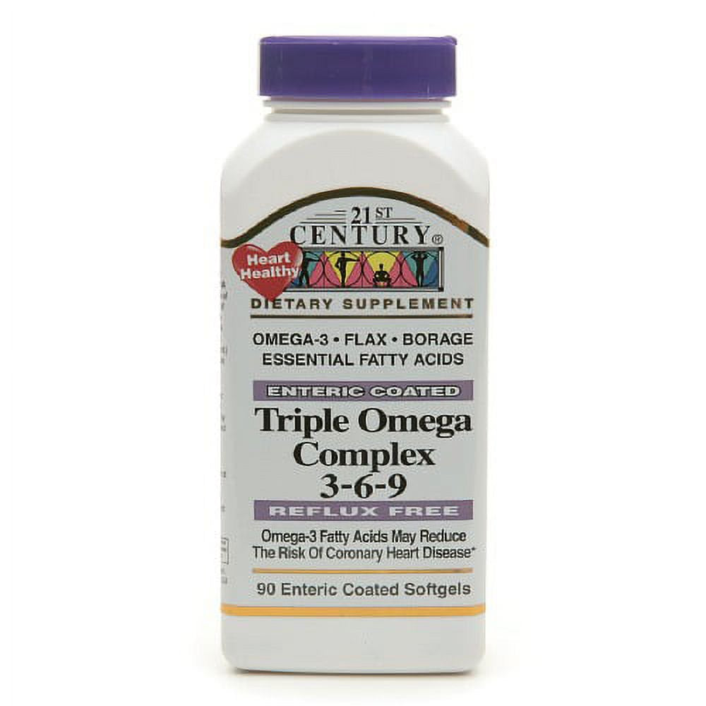 21St Century Triple Omega Complex 3-6-9 Softgels - 90 Ea, 2 Pack