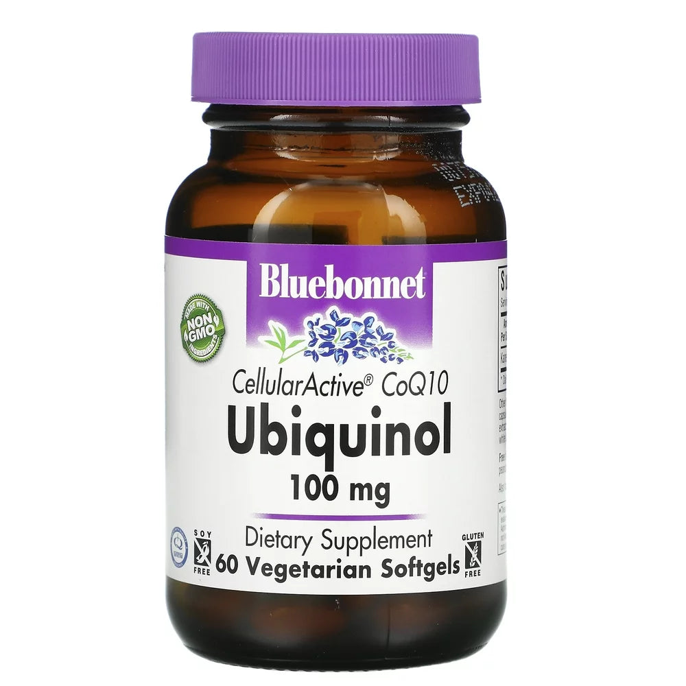 Bluebonnet Nutrition, Cellularactive Coq10, Ubiquinol, 100 Mg, 60 Vegetarian Softgels