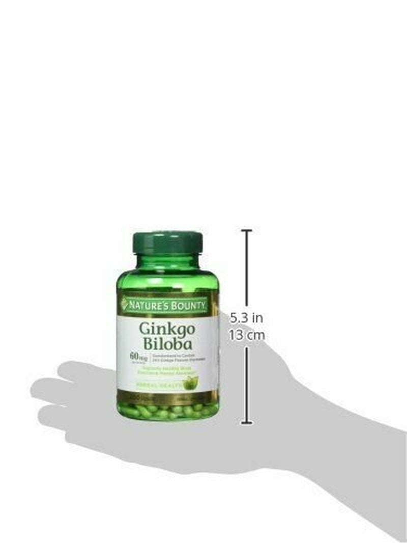 Nature'S Bounty Ginkgo Biloba 60Mg Capsules 200 Ea