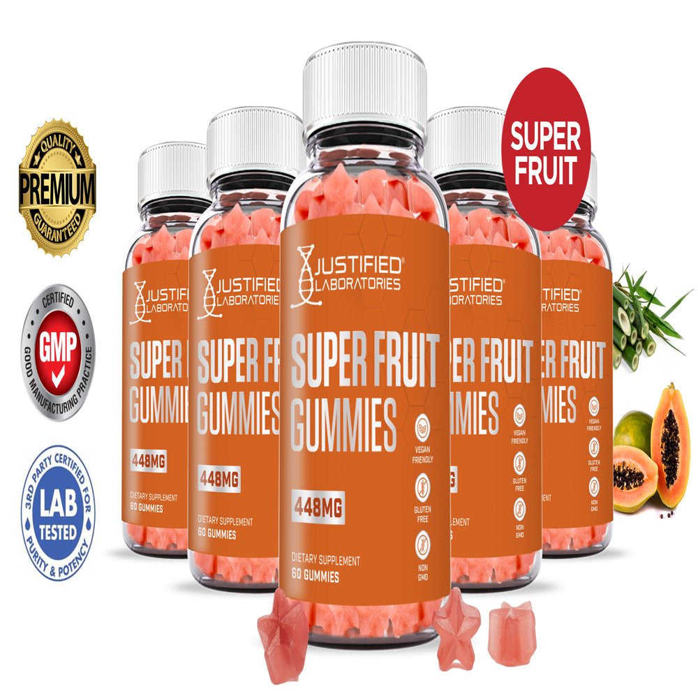 (5 Pack) Super Fruit Keto Max Gummies Dietary Supplement 300 Gummys