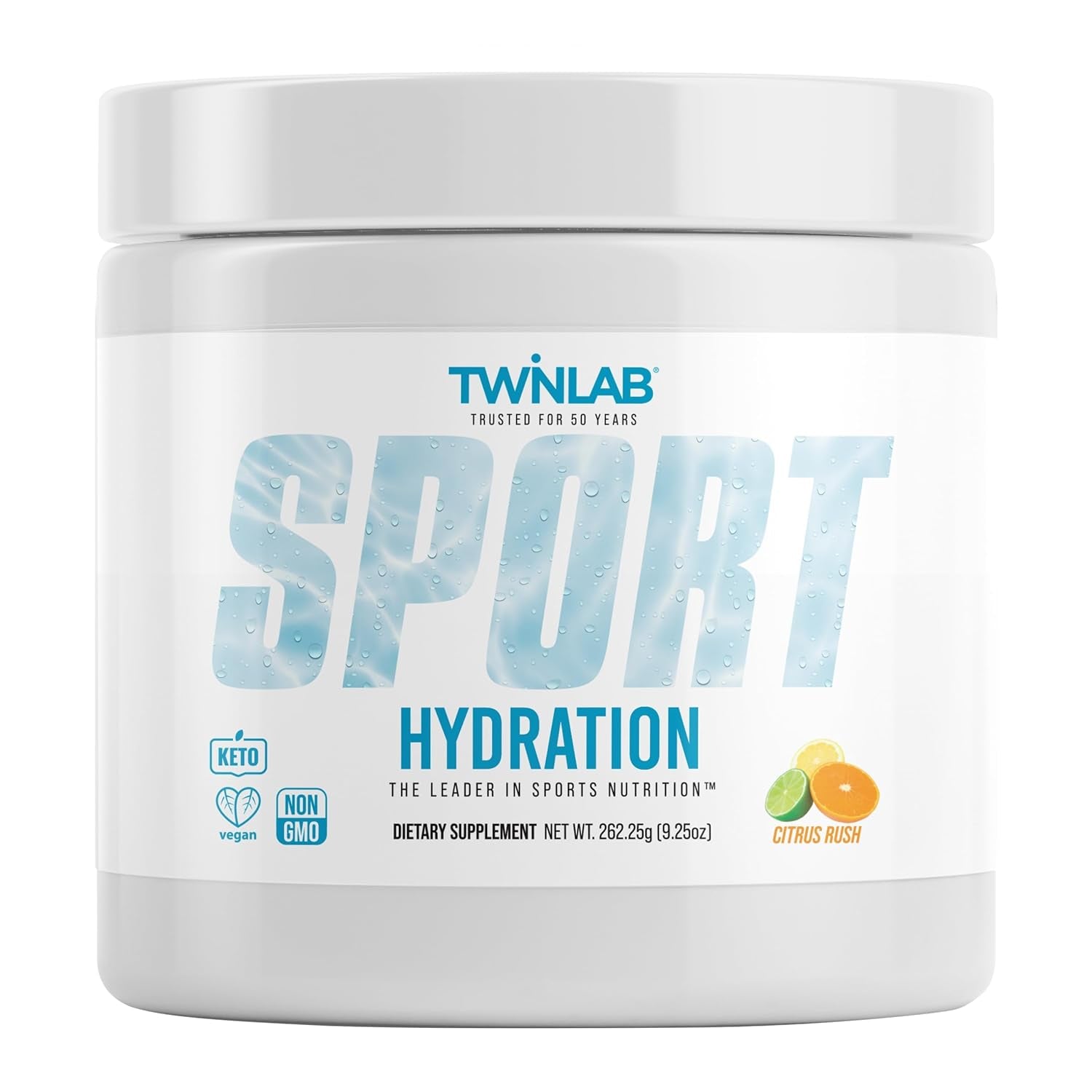 Twinlab SPORT Hydration Orange, 9.25 Oz - 25 Servings