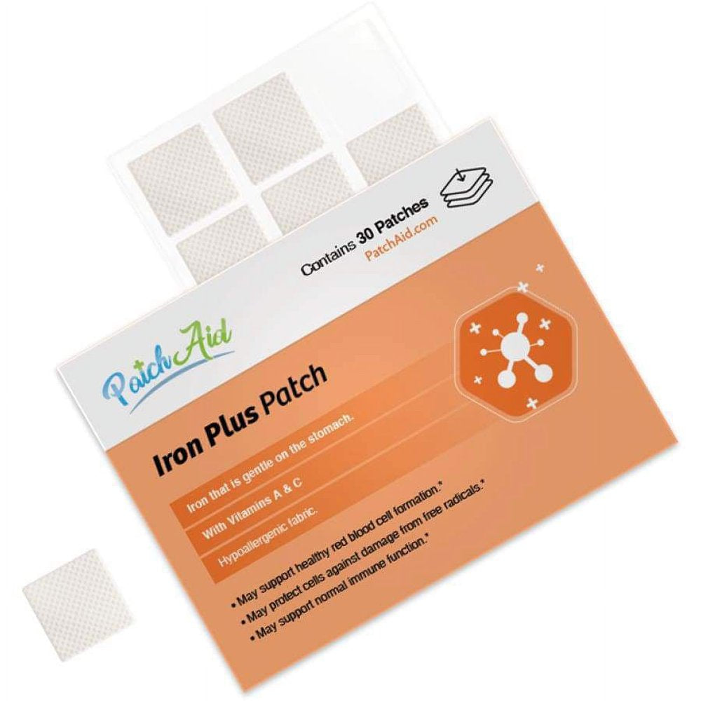 Iron plus Vitamin Patch by Patchaid (3-Month Supply)