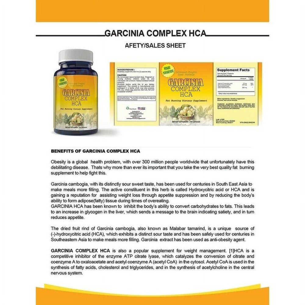 Total Test Testosterone Booster and Garcinia HCA Complex Combo Pack