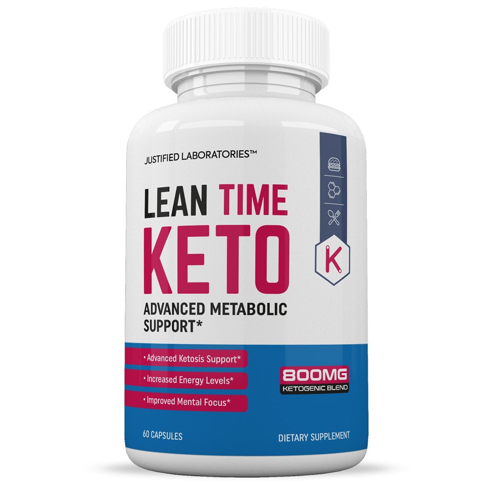 (5 Pack) Lean Time Keto Pills Includes Apple Cider Vinegar Gobhb 300 Capsules