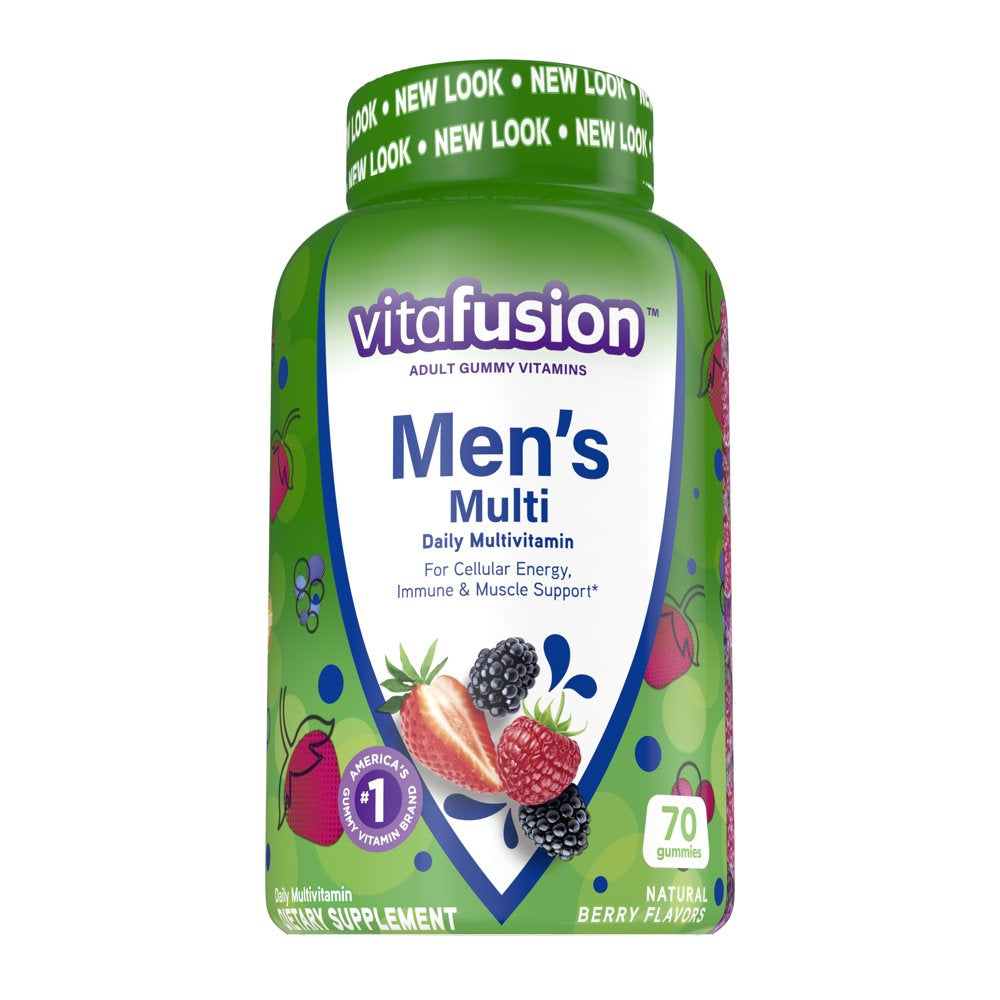 Vitafusion Men'S Daily Multivitamin Gummy 70 Each