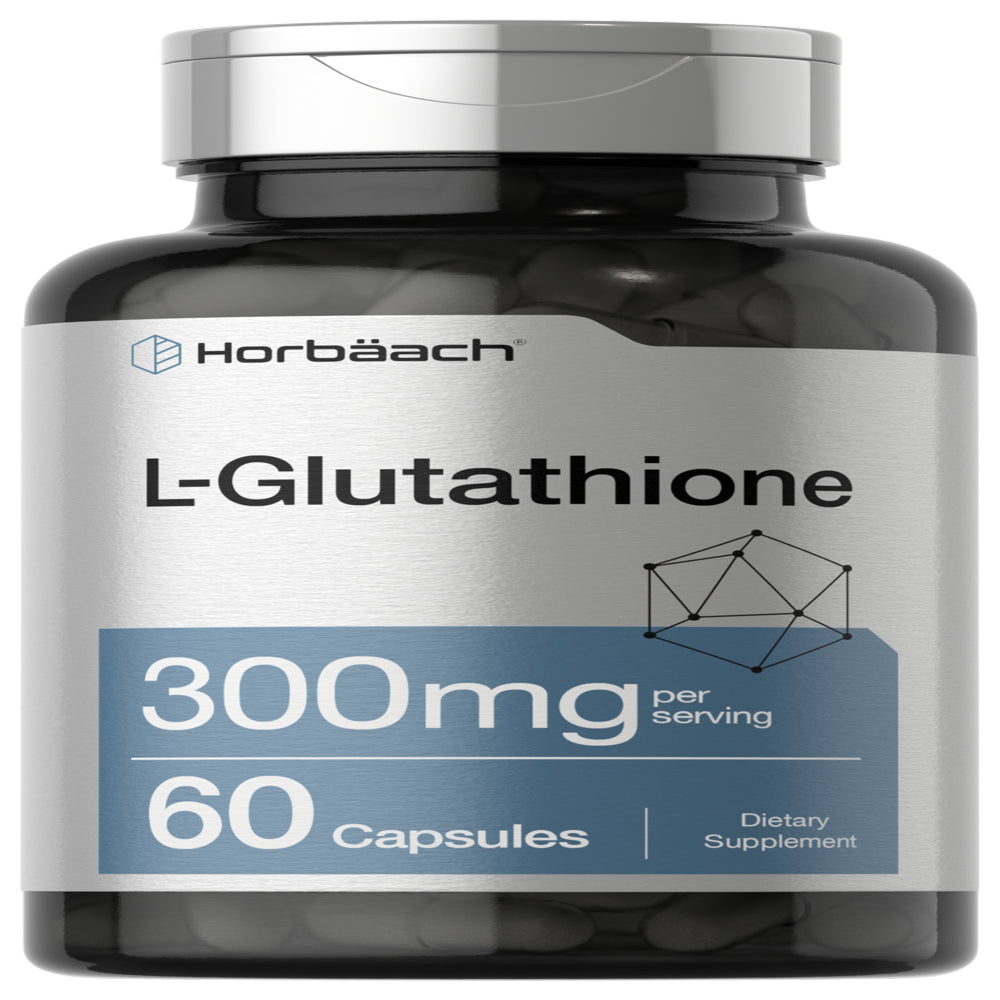 L Glutathione | 300Mg | 60 Capsules | by Horbaach