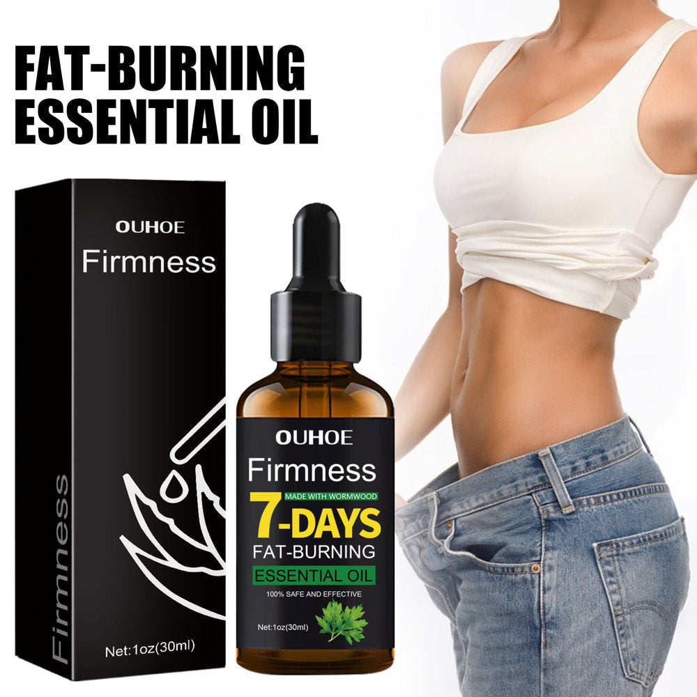 Yifudd Fat-Burning Essential Oil,Firming and Slimming Essential Oil for Slimming and Weight Loss ,7 Days Burning Fat Slimming Oil 30Ml