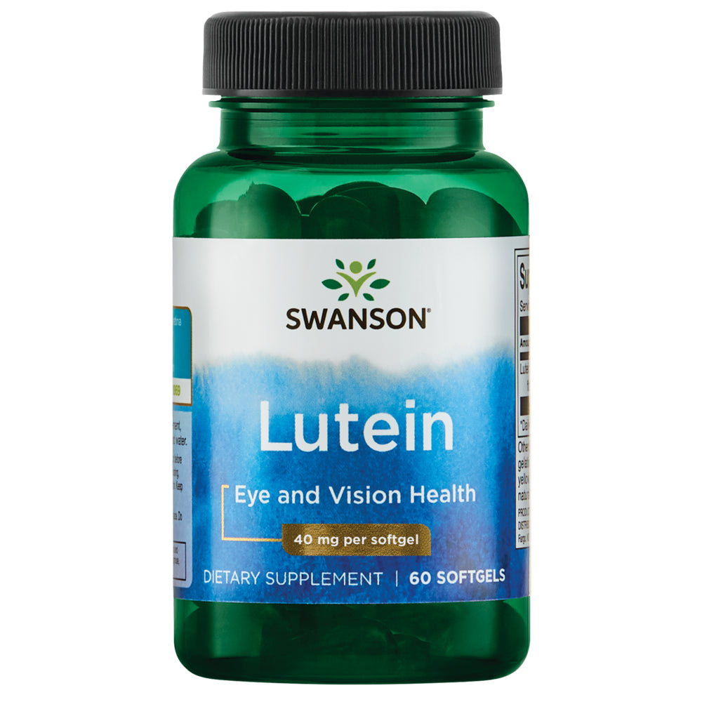 Swanson Lutein Softgels, 40 Mg, 60 Count