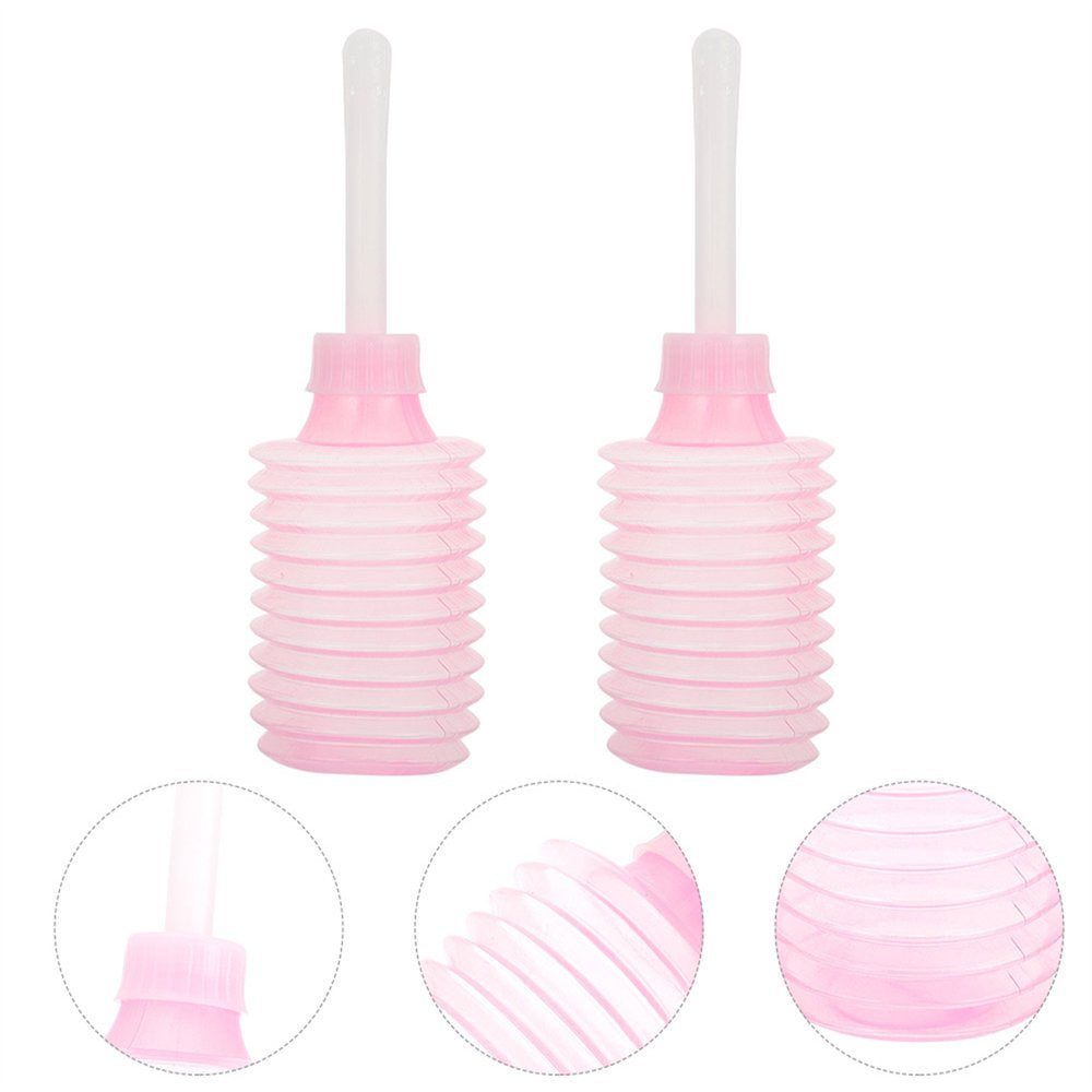 Etereauty 12Pcs Disposable Vaginal Private Part Cleaner Multi-Functional Vaginal Douche (Pink)