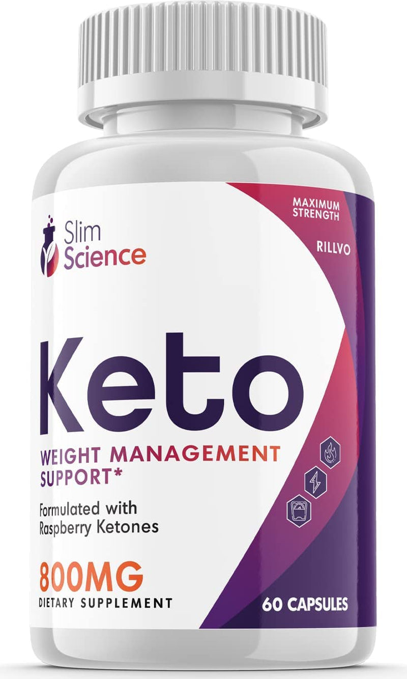 Rillvo Slim Science Keto Pills Weight Management Support (60 Capsule)