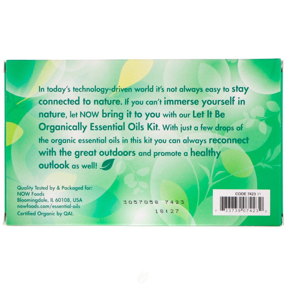 NOW Essential Oils Organic Essential Oil Kit