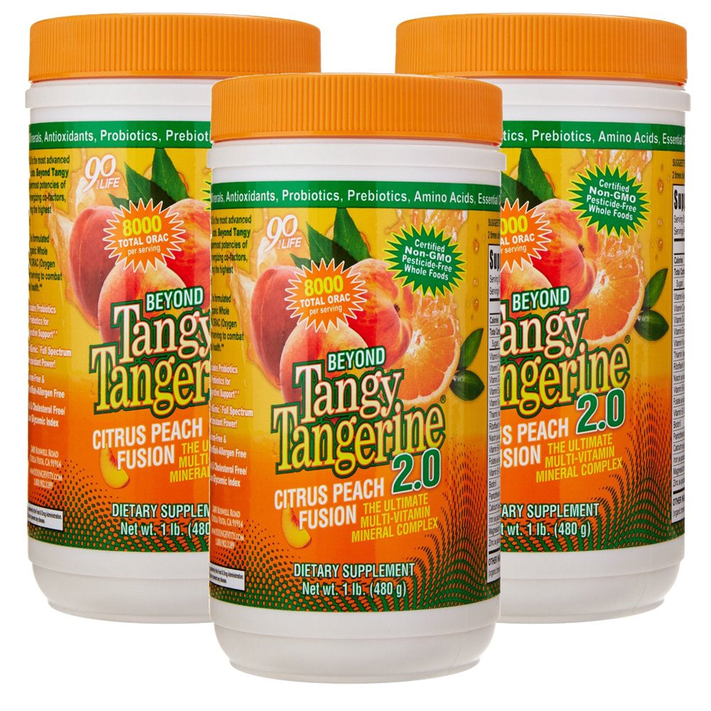 Beyond Tangy Tangerine 2.0 Citrus Peach Infusion Canister 3-Pack