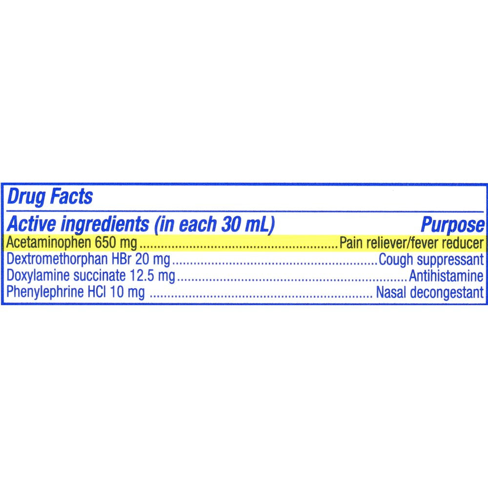 Vicks Dayquil & Nyquil Vapocool Liquid Cold & Flu Medicine, Over-The-Counter Medicine, 2 X12 Fl. Oz.