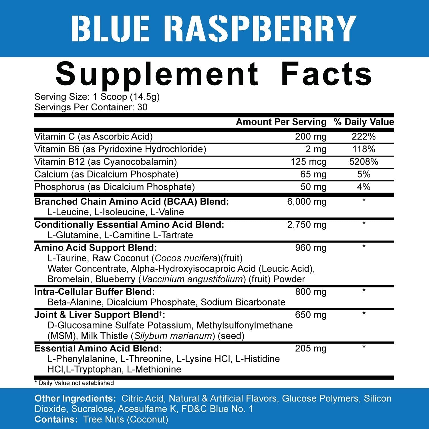 5% Nutrition Rich Piana Bundle | Alldayyoumay BCAA Powder + Kill It Pre-Workout (Blue Raspberry)