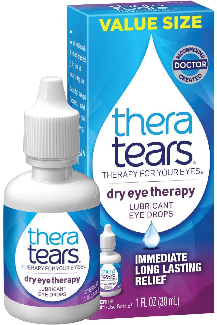 Thera Tears Lubricant Dry Eye Drops, 30Ml, 1 Fl Oz (1 Pack) Value Size