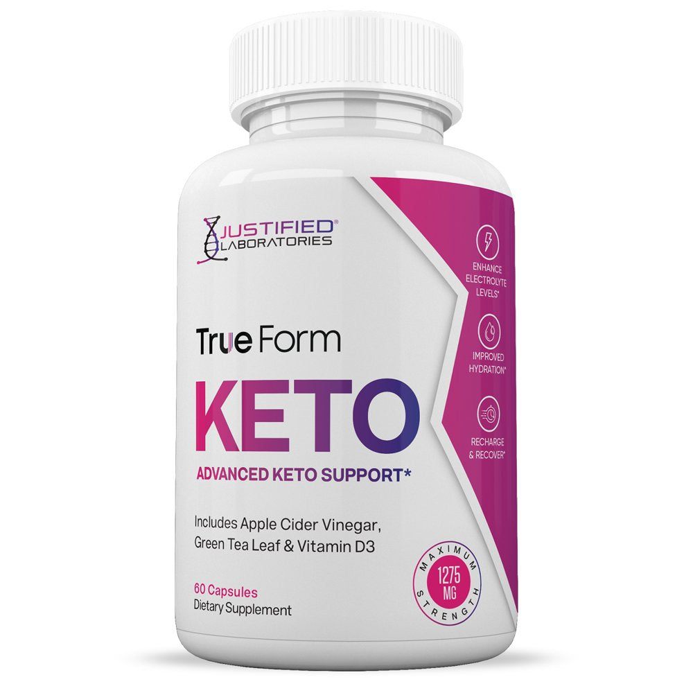 (10 Pack) True Form Keto ACV Pills 1275Mg Alternative to Gummies Dietary Supplement 600 Capsules