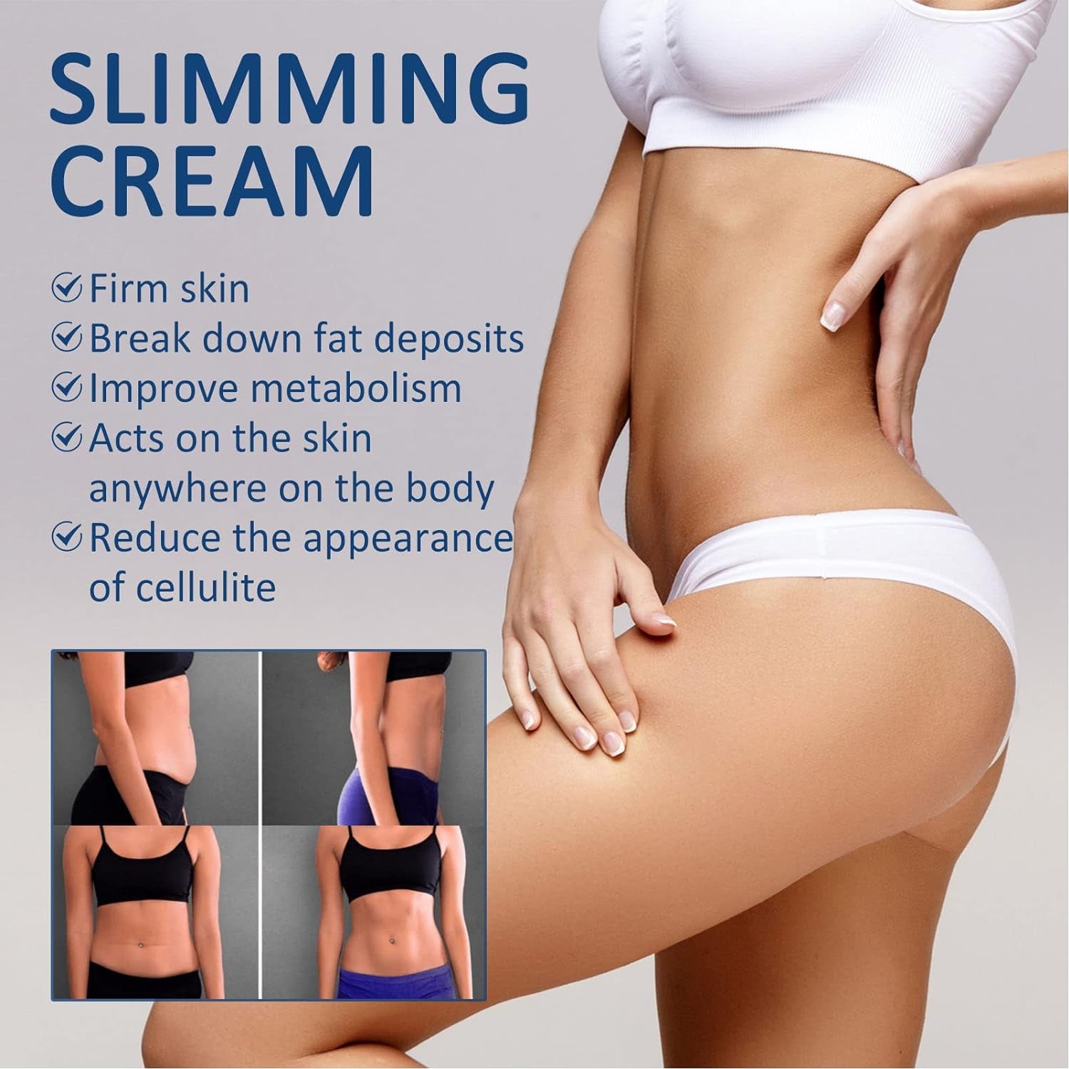 30G Hot Cream for Arm Waist Hip Leg, Lose Weight Cream