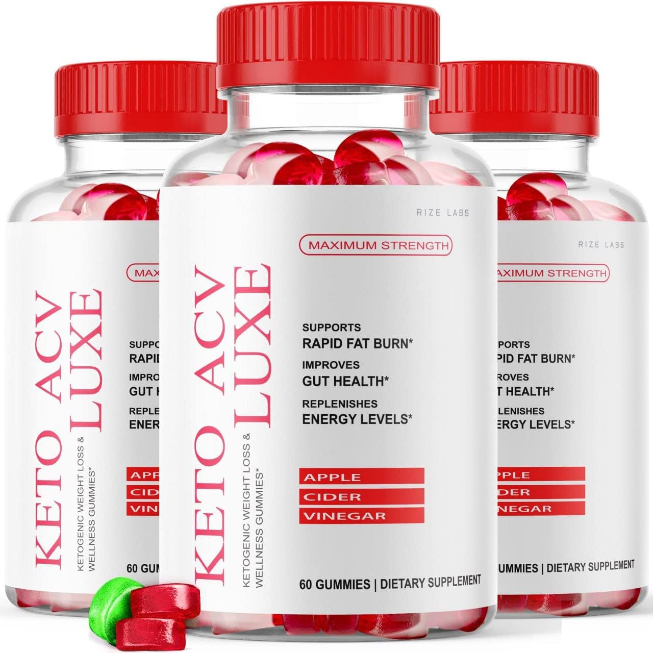 (3 Pack) Keto Luxe ACV Gummies - Keto ACV Luxe Gummies Men Women Max Strength Keto Luxe Gummies Advanced Weight Loss Keto ACV Gummies Keto ACV Luxe Gummy AVC plus Keto Gomitas Organico (180 Gummies)