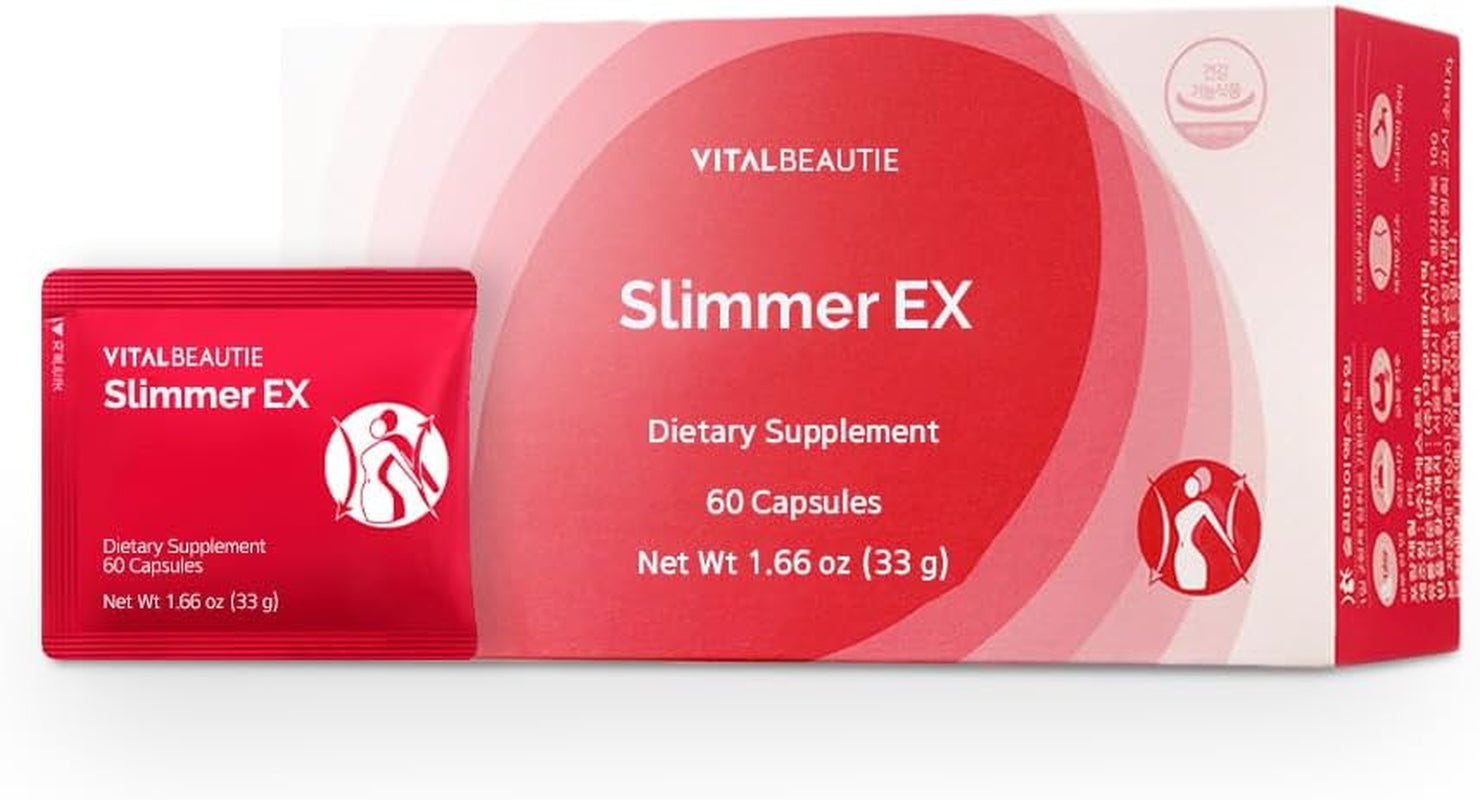 VITALBEAUTIE SLIMEREX L-Carnitine Supplement for Men & Women | Energy Support for Brain Health and Fitness (60 Count) by Amorepacific