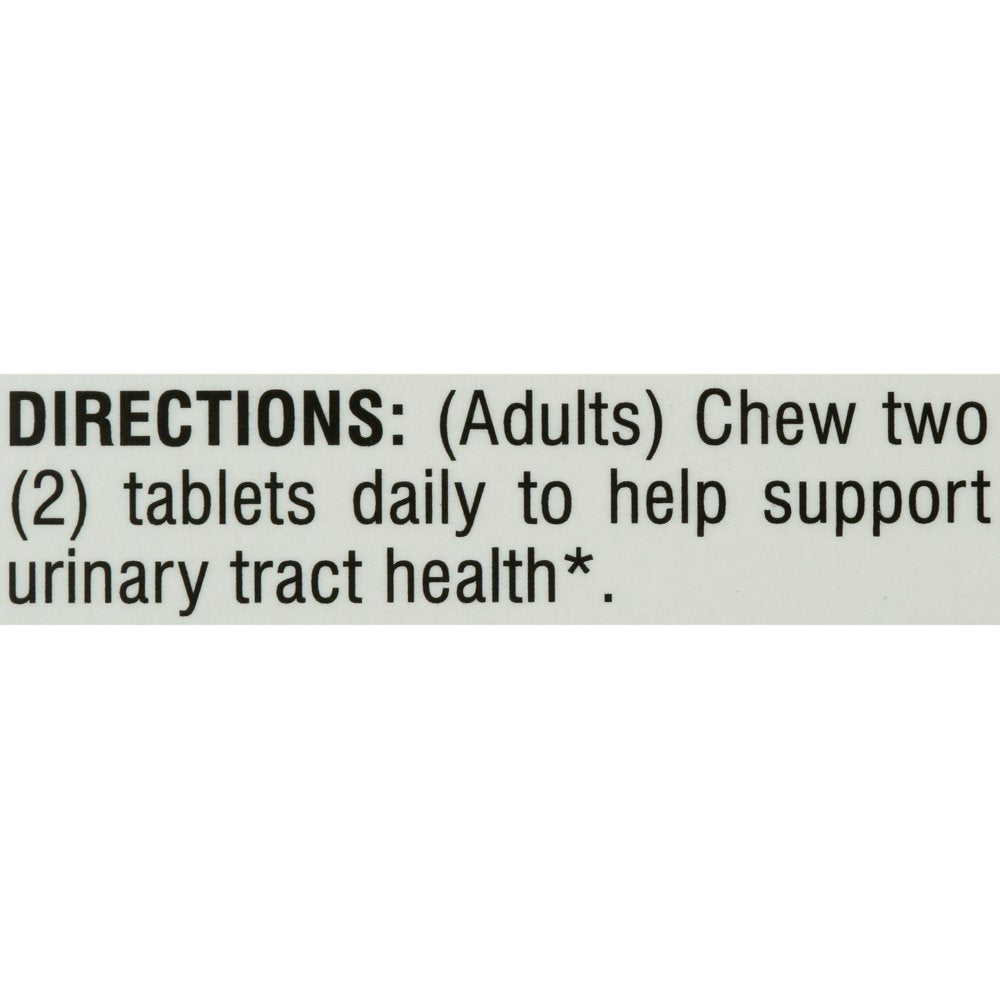 Uricalm Cranberry, Daily Dietary Supplement Chewable with D-Mannose, Berry Flavor, 40 Count