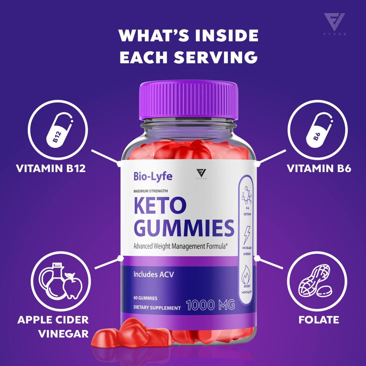 (5 Pack) Biolyfe Keto ACV Gummies Weight Loss Bio Lyfe Life Keto ACV Gummies Advanced plus Tank, Biolife Keto ACV Gummies Belly Apple Cider Vinegar Supplement (300 Gummies)