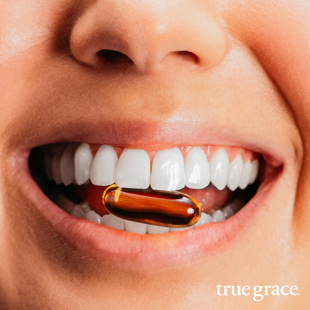 True Grace Omega-3 Fish Oil 2000 Mg Supplement EPA + DHA Brain Heart Joint & Immune Health Support - Triglyceride Form Wild-Caught, Molecularly Distilled, Purified Gluten-Free, Soy-Free - 120 Softgels