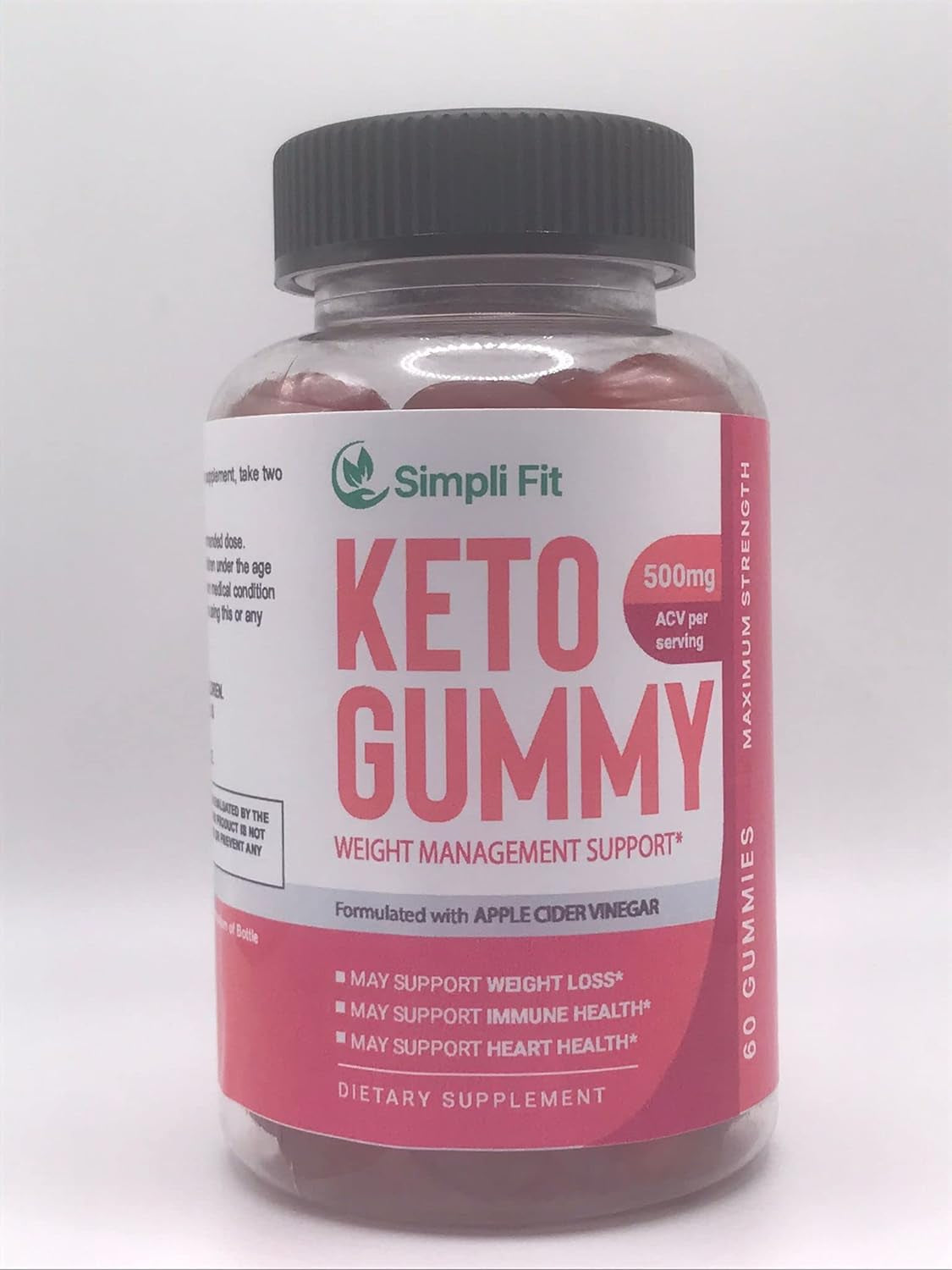 (2 Pack) Simpli Fit Ketosis Gummies, Simplifit ACV Ketos Gummies, 120 Count