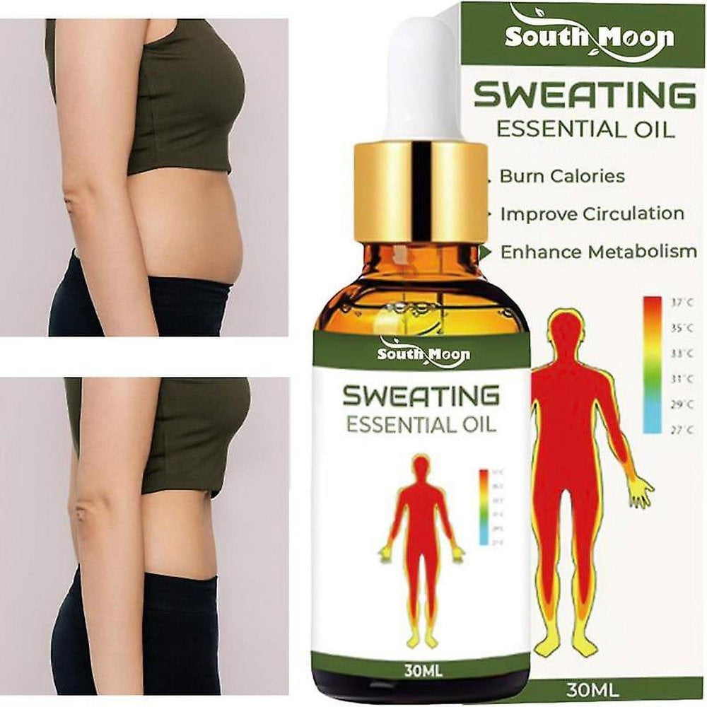 Losing Weight Body Slimming Oil Sweating Essential Oil Cellulite Melting Oil for Fast Fat Burner Slimming Oil Quick Penetration