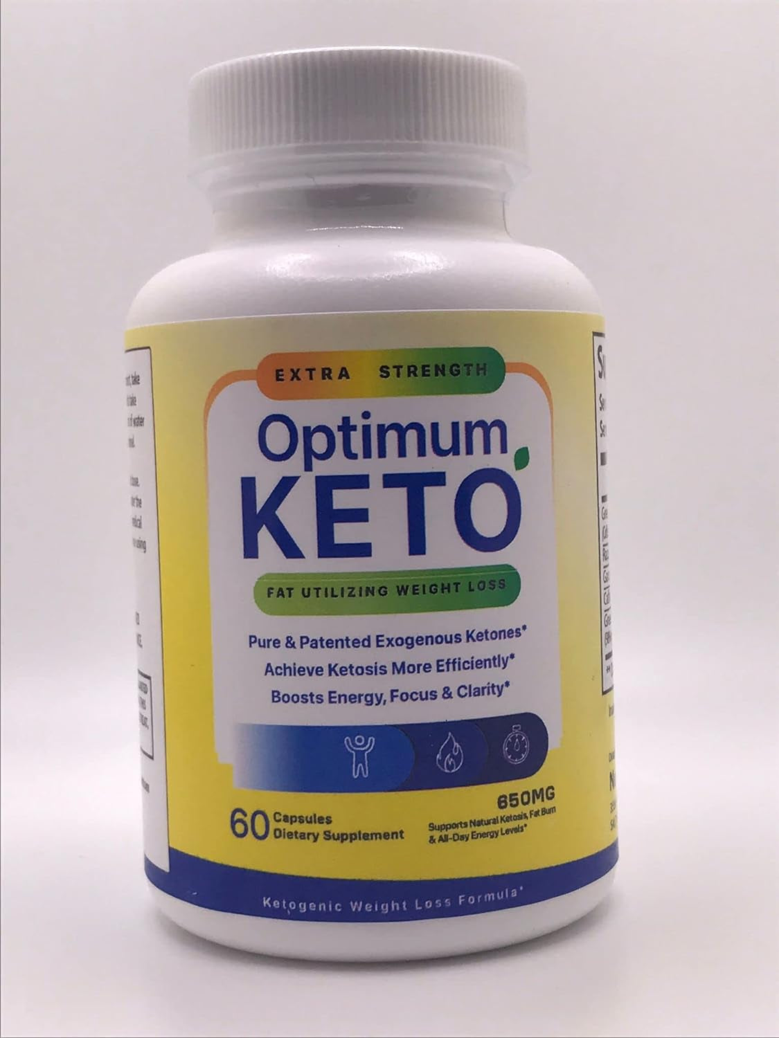 Keto BHB Real (2 Pack) Optimum Ketosis Supplement, Optimum Max Keto, 120 Count, 2 Months Supply 60 Count (Pack of 2)