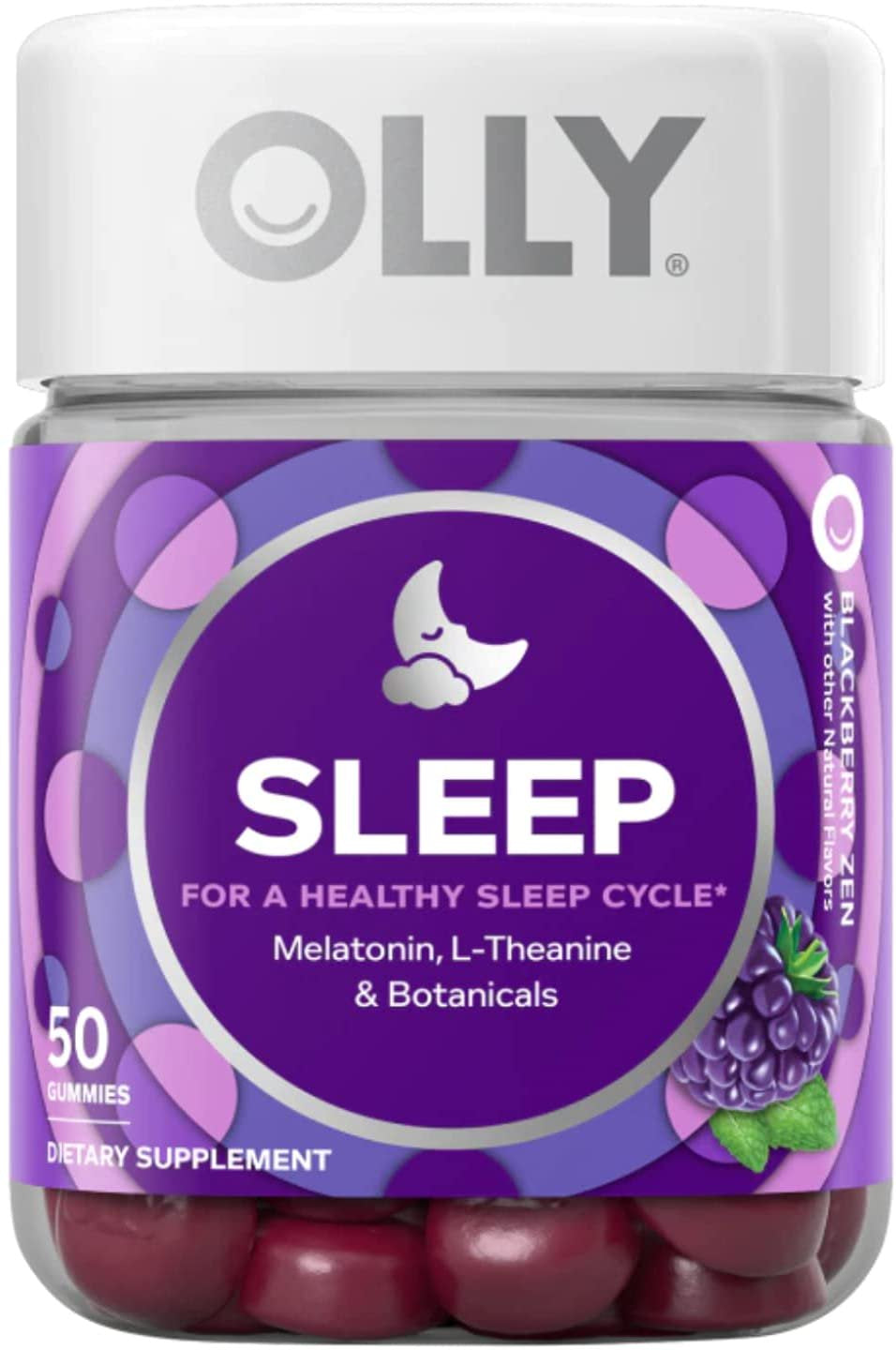 Olly Restful Sleep Supplements Blackberry, 50 Count