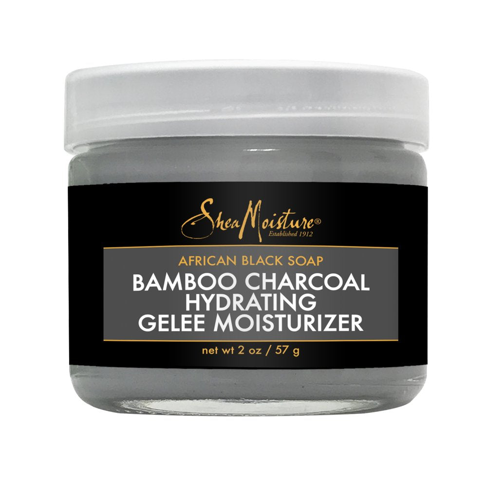 Sheamoisture Hydrating Gelee Moisturizer African Black Soap and Bamboo Charcoal 2 Oz