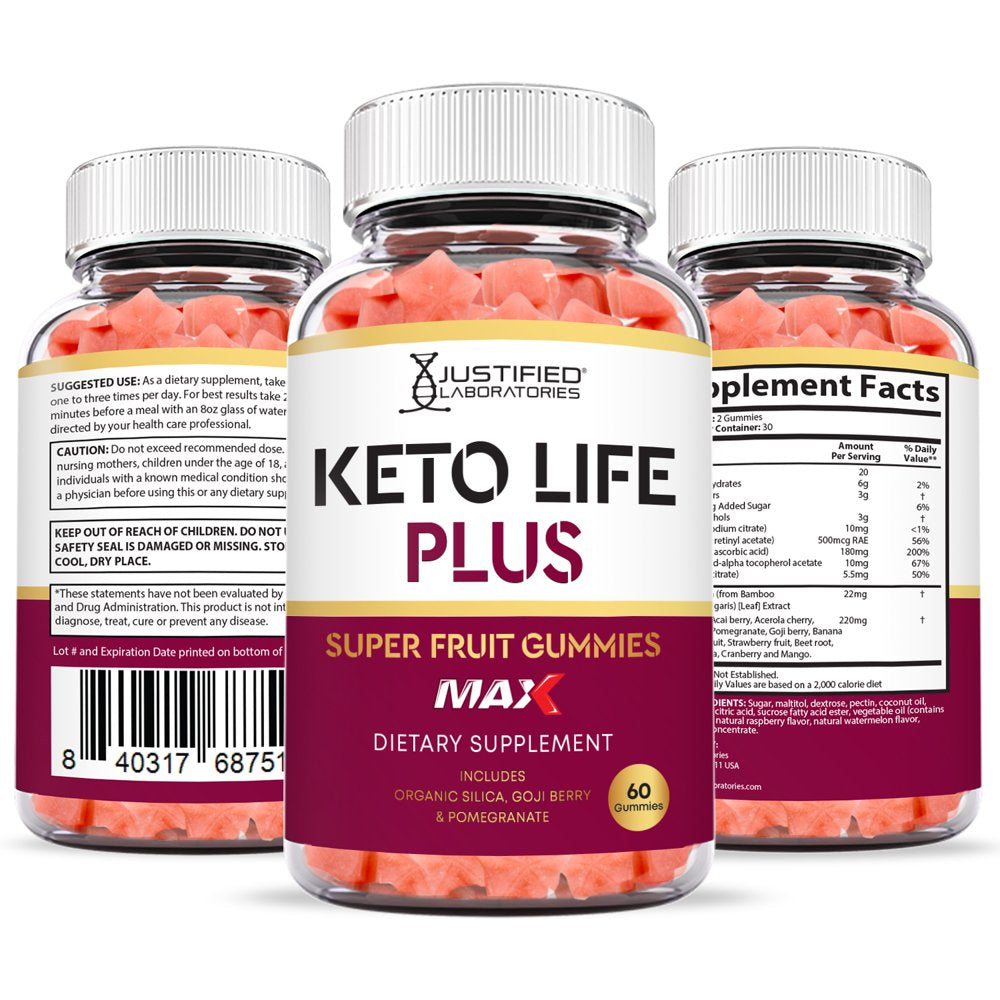 (5 Pack) Keto Life plus Keto Max Gummies Dietary Supplement 300 Gummys