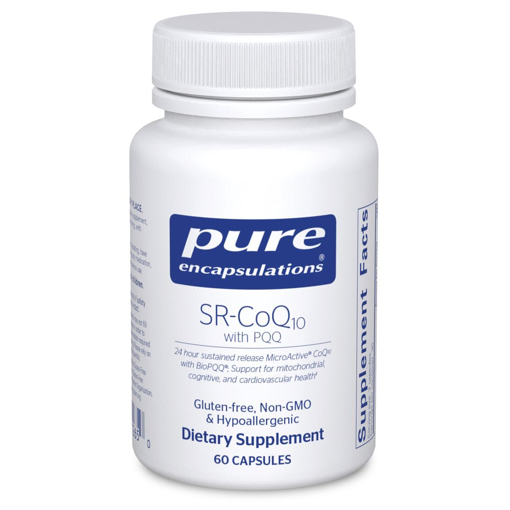 Pure Encapsulations Sr-Coq10 with PQQ | Supplement to Support Antioxidants, Cognitive, Mitochondrial, and Cardiovascular Health* | 60 Capsules