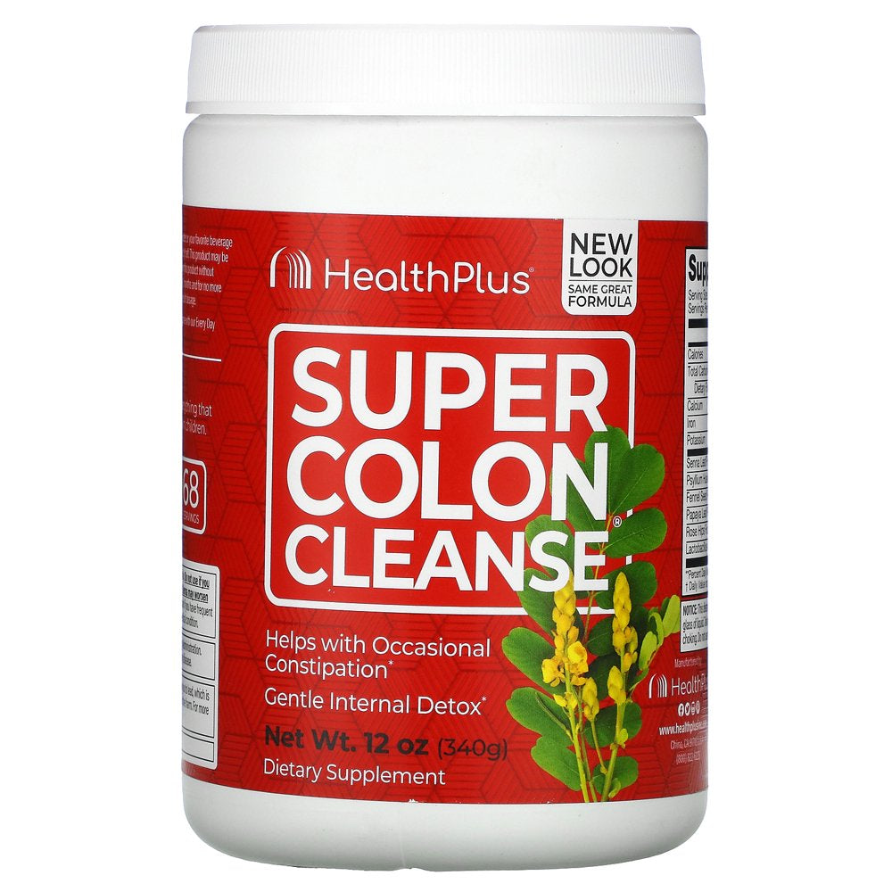 (Pack of 1)Health plus - Super Colon Cleanse - 12 Oz