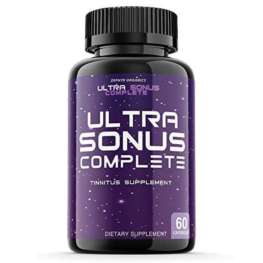 Ultra Sonus Complete - Tinnitus Supplement Pills, Premium Sonus Relief Supp Capsules (60 Capsules)