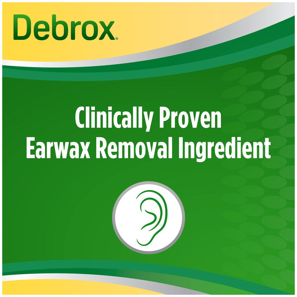 Debrox Ear Wax Removal Kit, Ear Cleaning Rubber Bulb Syringe and 0.5 Fl Oz Ear Wax Removal Drops