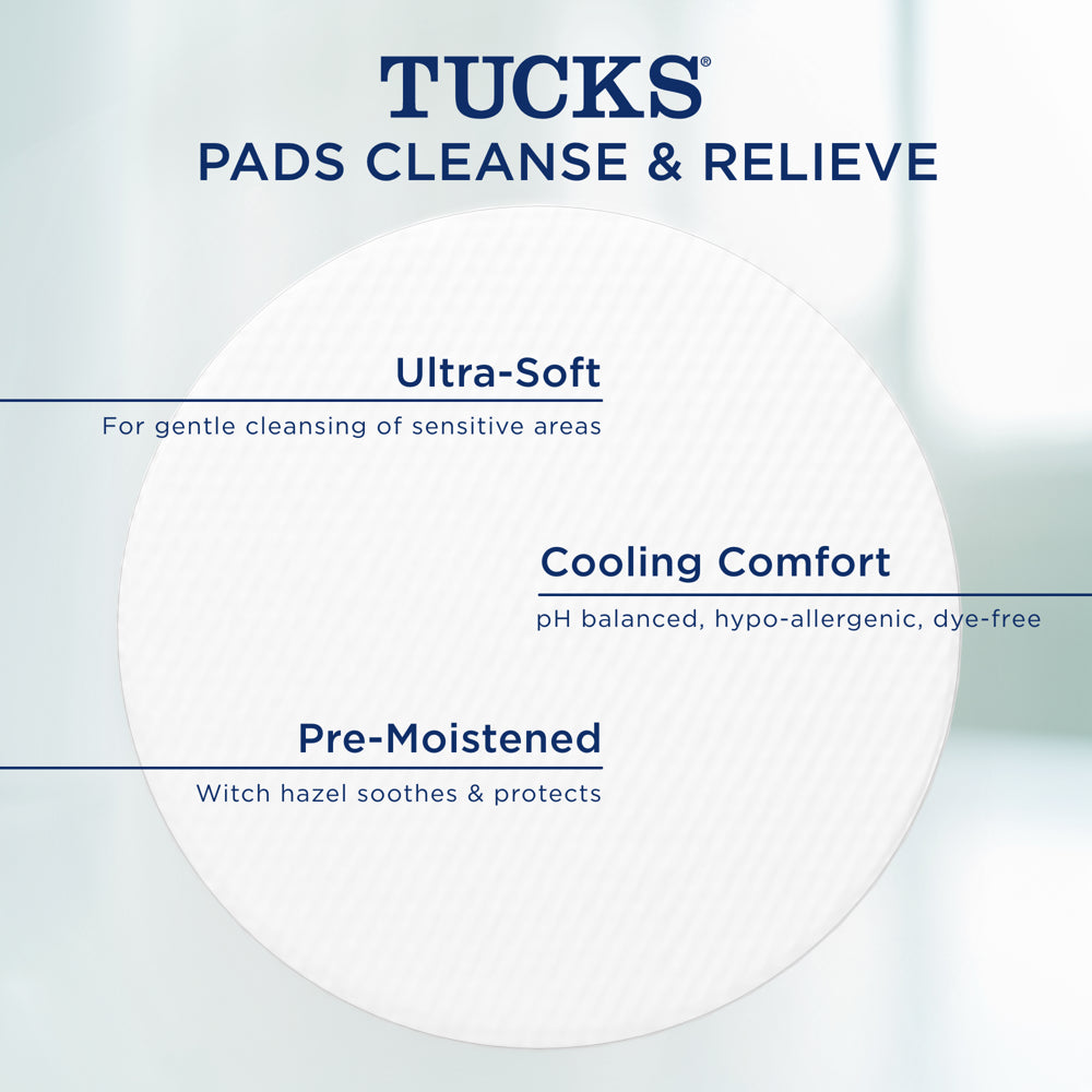 TUCKS Medicated Cooling Hemorrhoid Pads, 100 Count