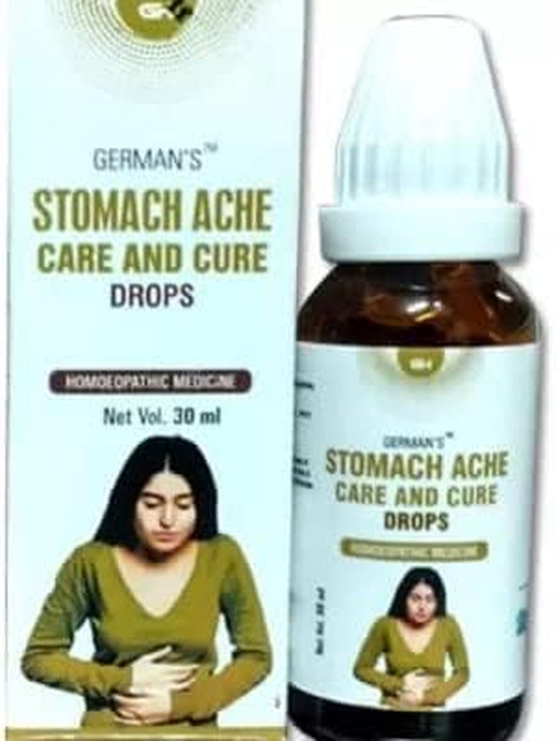 German Homeo Care & Cure Stomach Drops (30Ml)/Relieves Gas/Abdominal Colic/Appetite Loss/(Free Ujala Eye Drop)