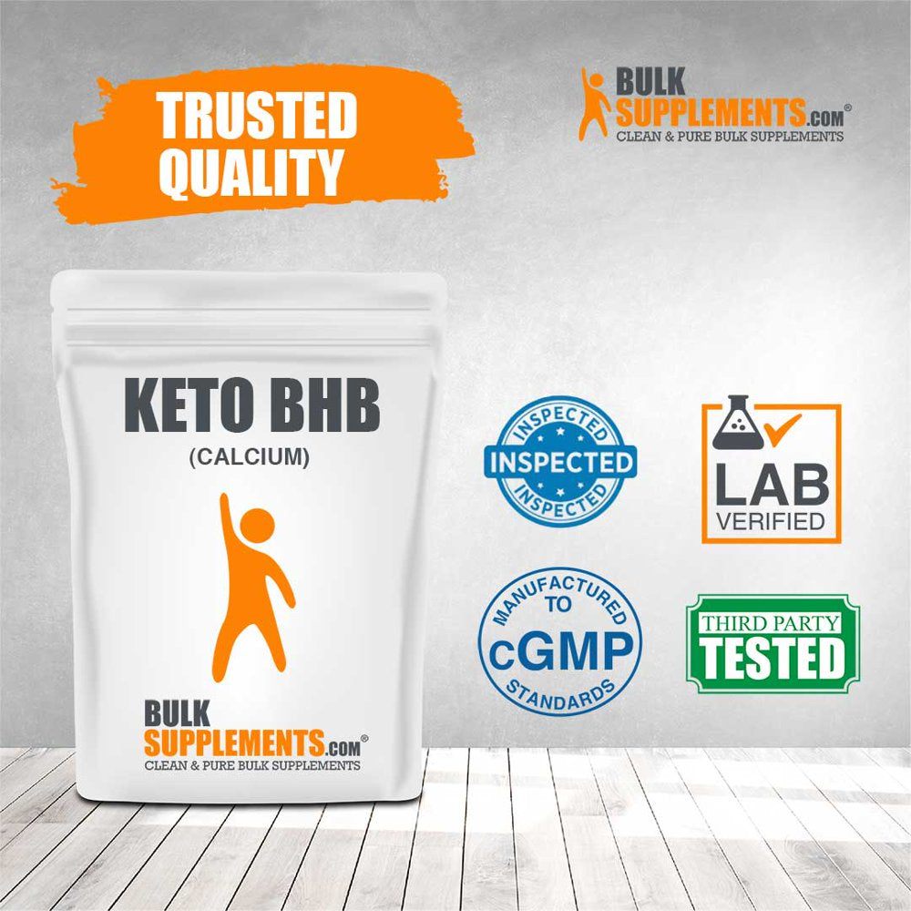 Bulksupplements.Com Calcium BHB Powder - Keto Supplements for Ketosis - BHB Exogenous Ketones - Keto Boost - Keto BHB Powder (1 Kilogram)