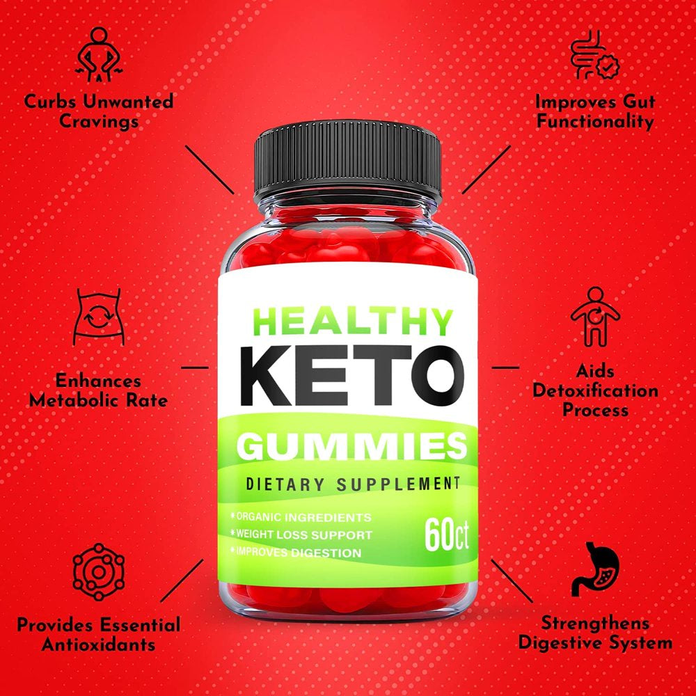 (3 Pack) Healthy Keto ACV Gummies - Supplement for Weight Loss - Energy & Focus Boosting Dietary Supplements for Weight Management & Metabolism - Fat Burn - 180 Gummies