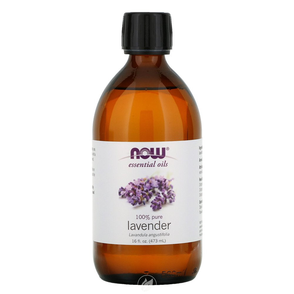 Now Foods Lavender Oil 16 Oz, Pack of 2