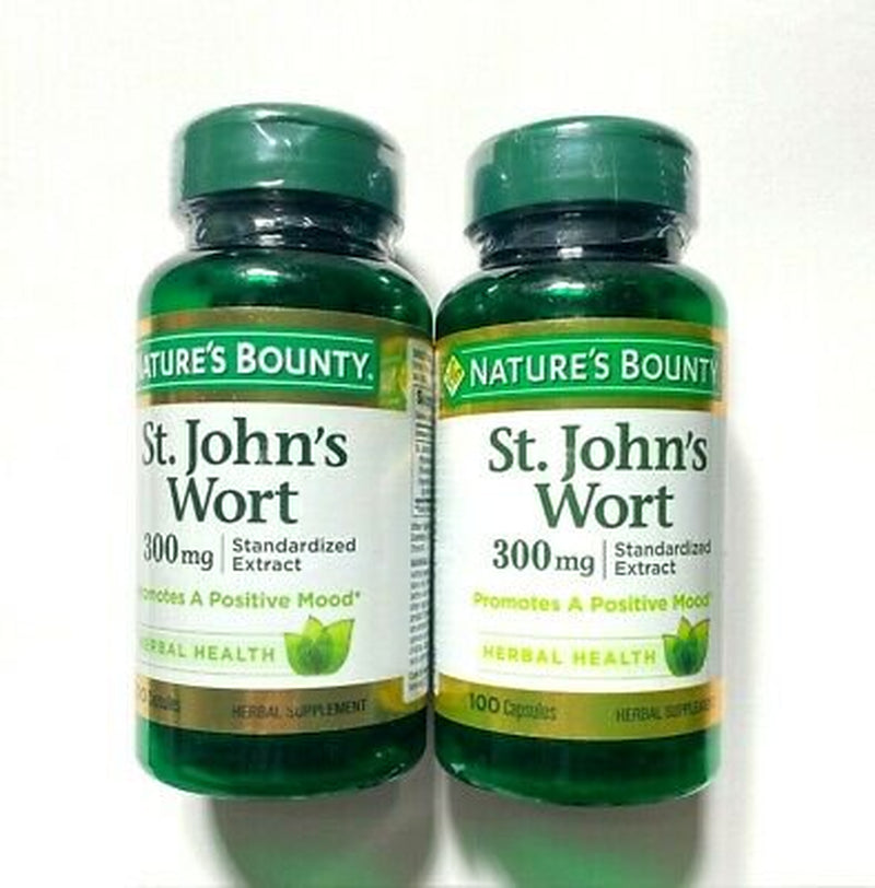 Nature'S Bounty St. John'S Wort 300 Mg Capsules 100 Ea (Pack of 2)