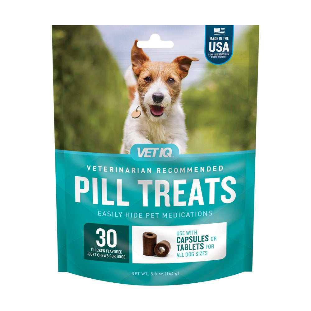 VETIQ Pill Treats ADV Formula, Chicken Flavor, 30 Count, 5.8 Oz