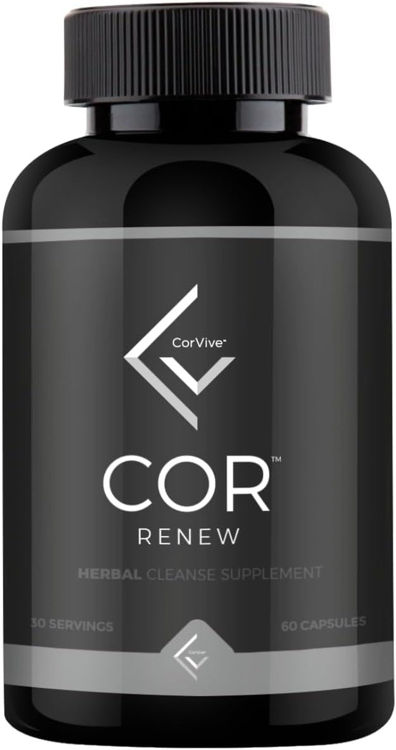 Corvive Correnew Cleanse Supplement | a Full Spectrum-Cleansing Product | 60 Capsules