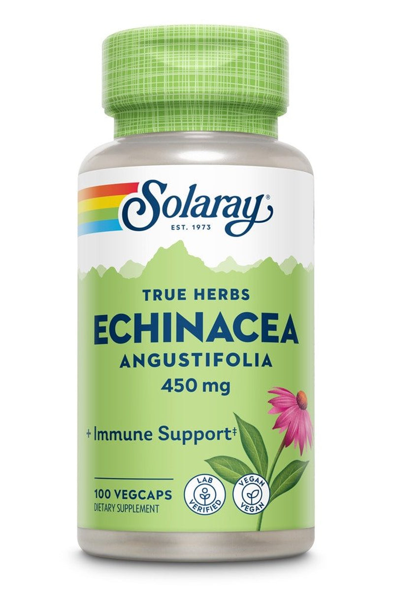 Solaray Echinacea -- 450 Mg - 100 Vegcaps