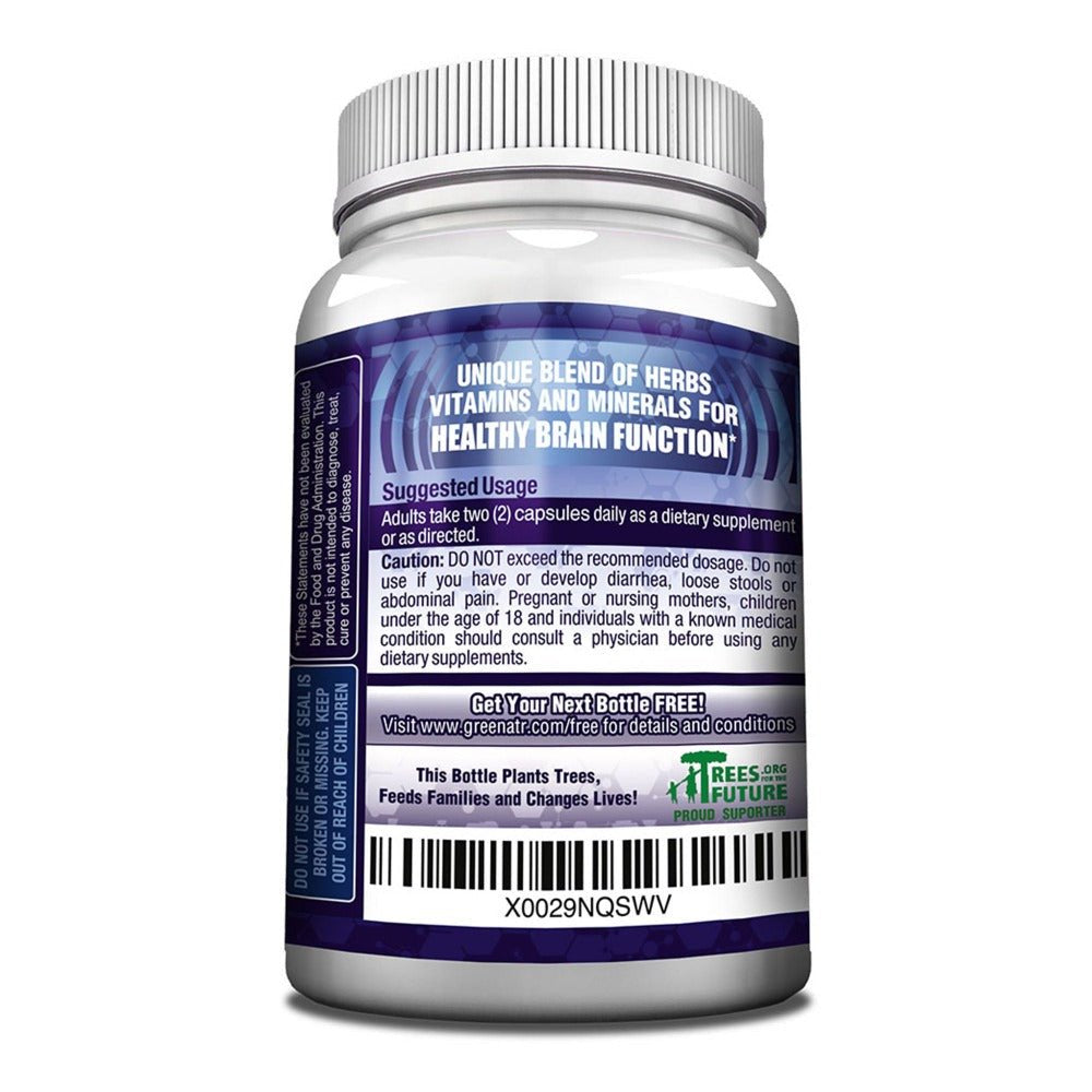 Greenatr Neuro Food | Brain Supplement to Enhance Memory, Energy, Focus and Clarity