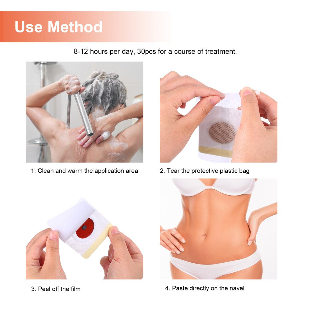 150Pcs Slim Patch Navel Sticker Anti-Obesity Fat Burning for Losing Weight Abdomen Slimming Patch Paste Belly Waist